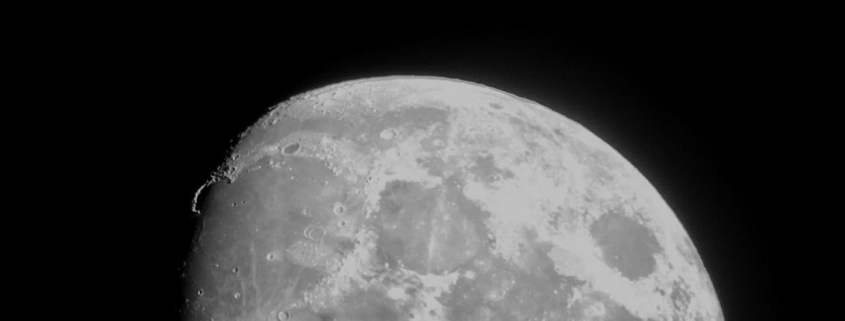 Mond am Nachtimmel