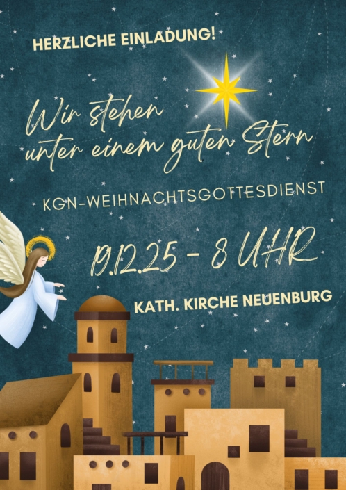 Plakat KGN Weihnachtsgottesdienst 2025